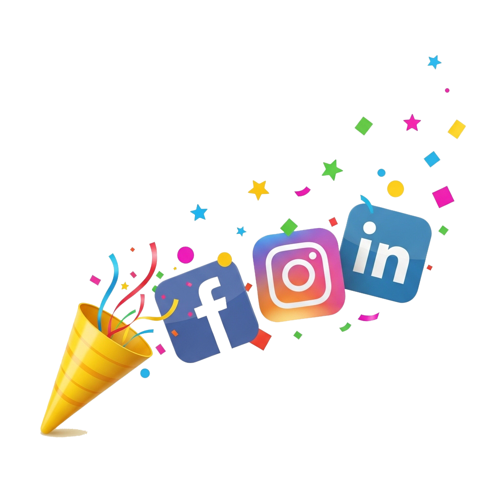 facebook linkedin instagram